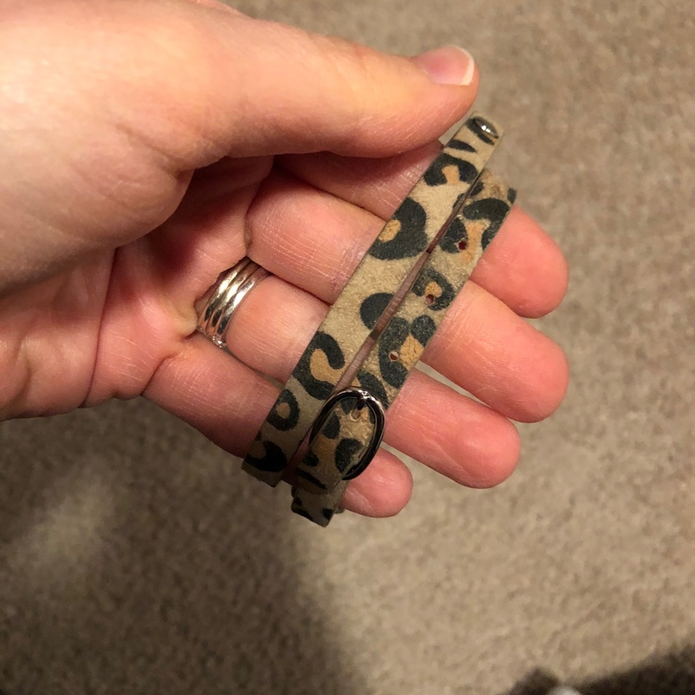 Origami Owl leopard bracelet